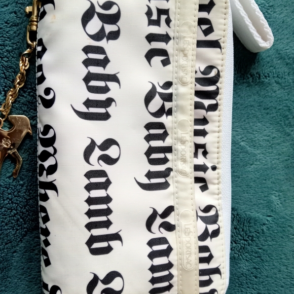 L.A.M.B. White and Black Wallet - Picture 8 of 8